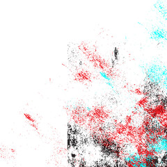 Abstract grunge photocopy texture background, Color double exposure, RGB Glitch