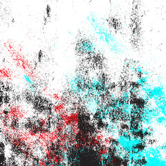 Abstract grunge photocopy texture background, Color double exposure, RGB Glitch