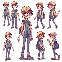 Hipster Character sheet