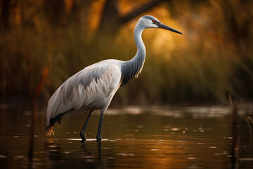 Fototapeta premium Crane- Generative AI