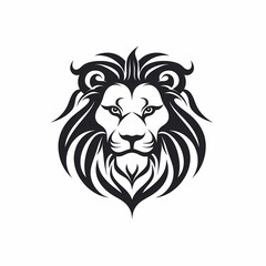 Fototapeta na wymiar Lion Head Logo. Generative AI