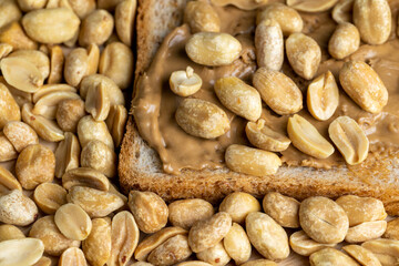 Chocolate peanut paste for a quick breakfast