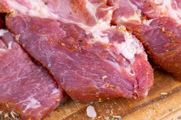 Sliced and pickled with spices and salt