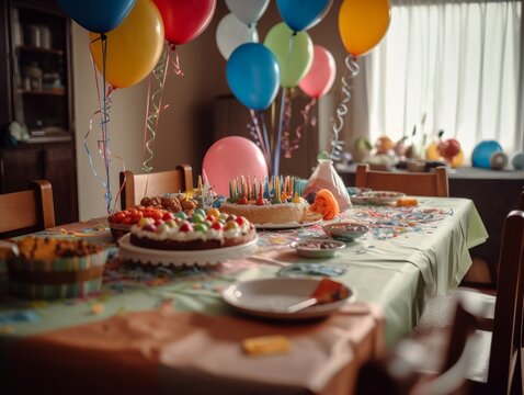 Children's Birthday Party Table