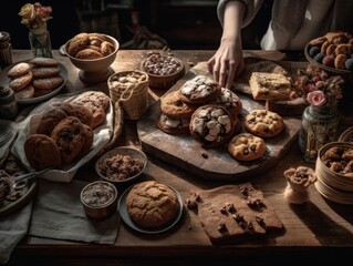 A table captures the essence of home baking