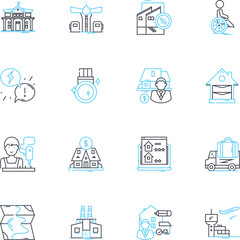 Wills linear icons set. Estate, Heir, Executor, Beneficiary, Probate, Trusts, Testament line vector and concept signs. Inheritance,Legal,Assets outline illustrations