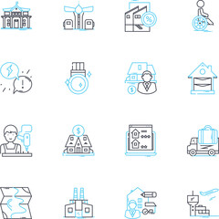 Wills linear icons set. Estate, Heir, Executor, Beneficiary, Probate, Trusts, Testament line vector and concept signs. Inheritance,Legal,Assets outline illustrations