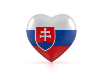 Slovakia heart flag