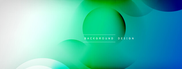 Abstract background - geometric composition created with lights and shadows. Technology or business digital template