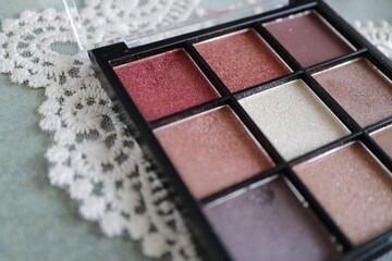 fashionable eyeshadow palette colorful cute