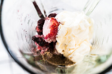 Mixed berry smoothie