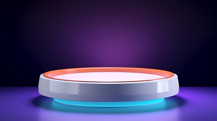 Make Your Products Pop, Elevate Your Cosmetic Displays with One-Stage Vectors in Stunning Shades of Purple, Blue, and Violet  Perfect for Showroom Showcases and Pedestal Platforms!