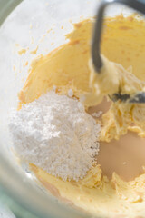 Mini Vanilla Cupcakes with Pink Buttercream Frosting