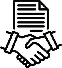 contract agreement icon
