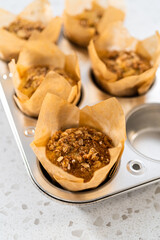 Banana oatmeal muffins