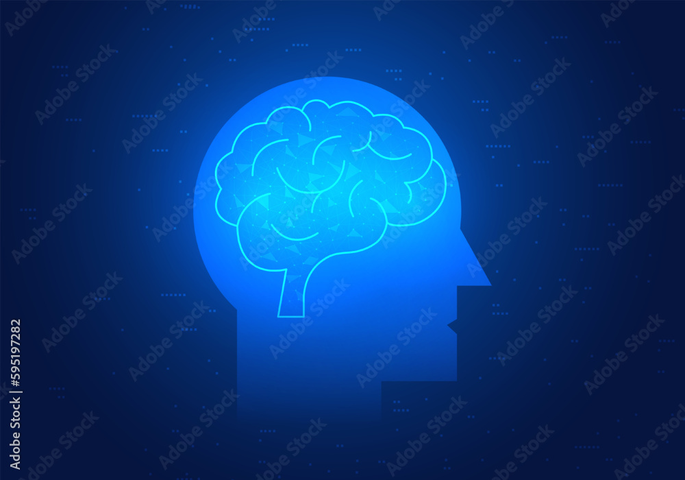 Poster brain inside the robot is an artificial intelligence system. that serves to command and learn inform