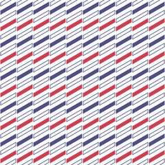 Purple navy & brick red diagonal geometric shapes