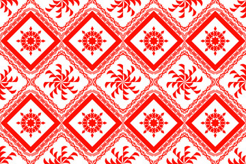 Geometric ethnic oriental traditional art pattern.Figure tribal embroidery style.Design for ethnic background,wallpaper,clothing,wrapping,fabric,element,sarong,vector illustration