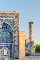 Exterior of the Gur-e-Amir (Guri Amir) in Samarkand, Uzbekistan