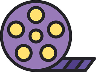 movie reel icon