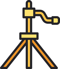 camera tripod icon