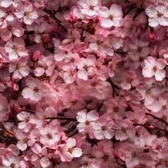 Seamless Pattern Cherry Blossom