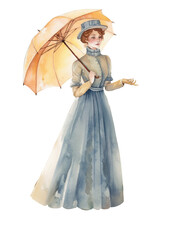 girl with umbrella