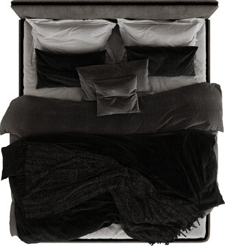 Top view isolated png bed