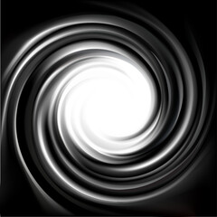 Vector black backdrop of swirling texture
