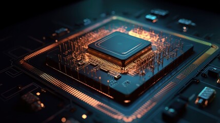 chip or microprocessor cpu, generative ai