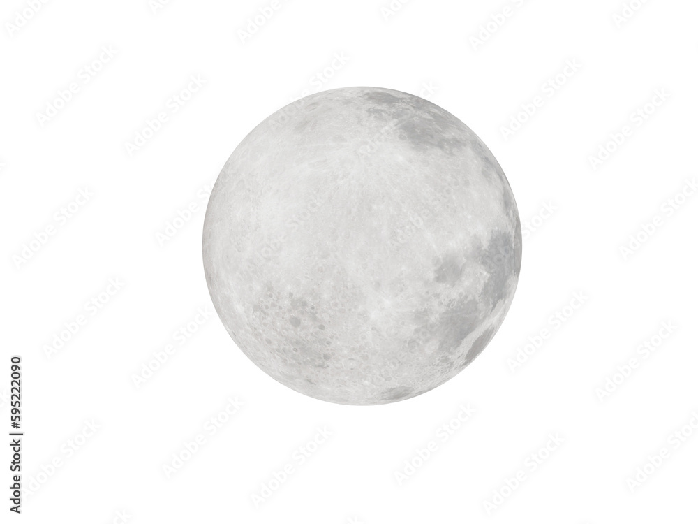 Wall mural full moon that lights up in the night.