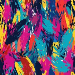 Repeating brush stroke pattern. 