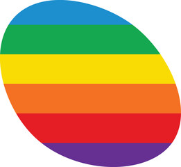 Colorful Rainbow blob abstract organic shape seamless pattern illustration. Trendy primary colored background with multiple colored Blobs.