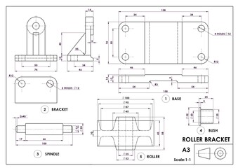 An engineering drawing is a type of technical drawing that is used to convey information about an object. A common use is to specify the geometry necessary for the construction of a component and is c