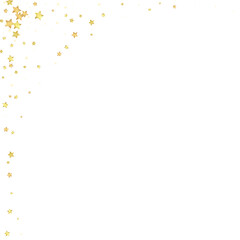 Magic stars vector overlay.  Gold stars scattered