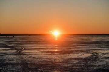 Fototapeta premium sunset on the beach