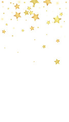 Magic stars vector overlay.  Gold stars scattered