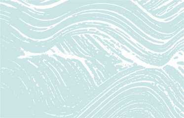 Grunge texture. Distress blue rough trace. Curious