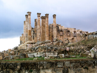 Temple of Jupiter Jerash Gerasa Jordan