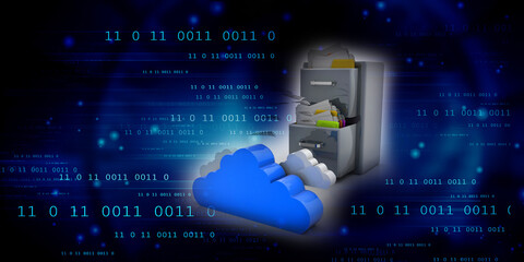 3d rendering cloud folder storage