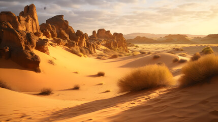Fototapeta na wymiar Beautiful WIld Desert