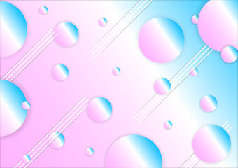 candy bubble and line background