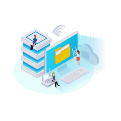 Wireless Technology Concept