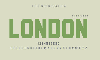 London font. Elegant alphabet letters font and number. Classic Copper Lettering Minimal Fashion Designs. Typography fonts regular uppercase and lowercase. vector illustration