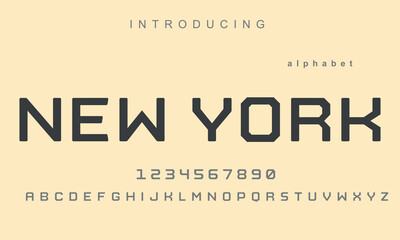New York font. Elegant alphabet letters font and number. Classic Copper Lettering Minimal Fashion Designs. Typography fonts regular uppercase and lowercase. vector illustration