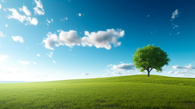 &Aacute;rbol en la pradera 