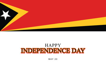 East Timor Independence Day background.