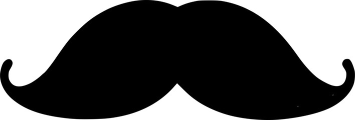 Fototapeta premium mustache icon vector symbol design illustration
