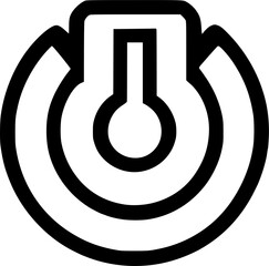power icon vector symbol design illustration