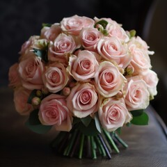 bouquet of elegant roses created by ai